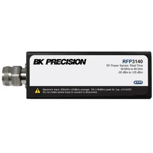 BK Precision RFP3140 RF Peak Power Sensor, 50 MHz to 40 GHz, 6 MHz to 350 kHz Video Bandwidth