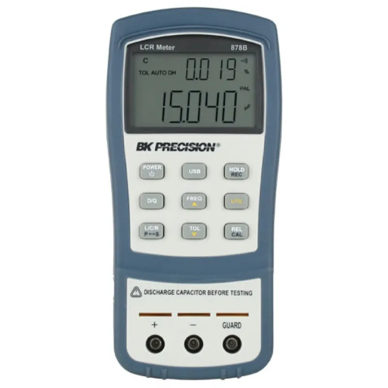 BK Precision 878B [878B-220V] Dual-Display Handheld LCR Meter, 40,000 Count, 220V