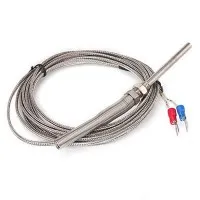 BQLZR N02855 Thermocouple K Type 100mm Probe Sensor with 3m Cable,  -100~1250 C