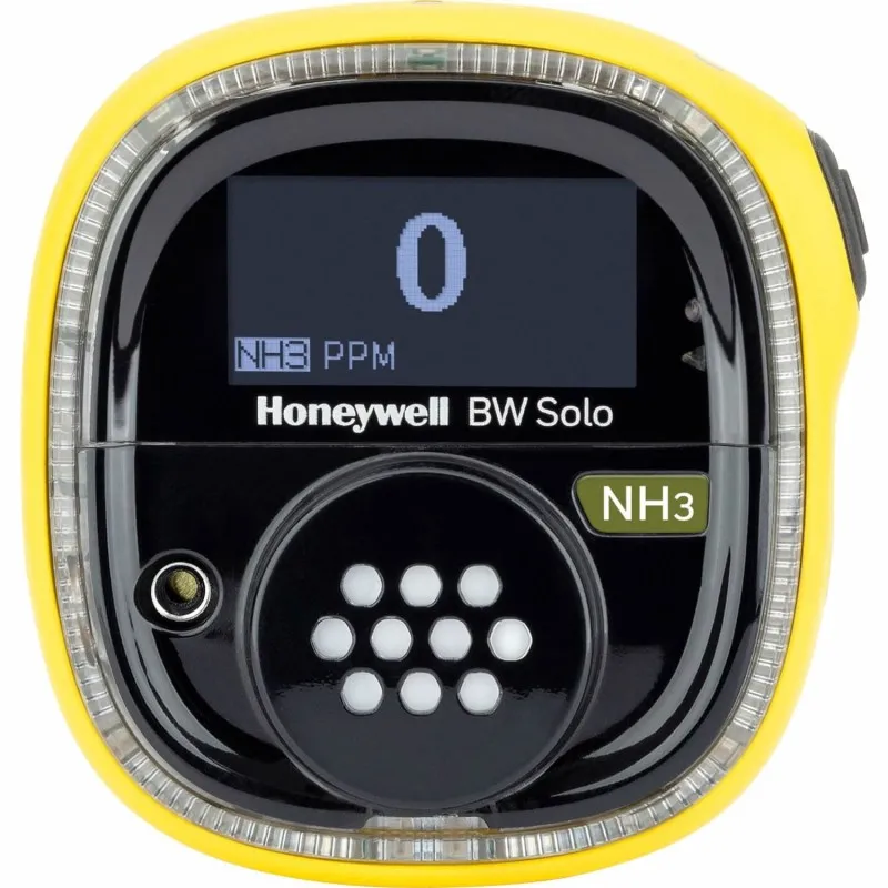 BW Technologies BW Solo [BWS1-A2-Y] Single-Gas Detector, Ammonia, Extended Range (NH3) Wireless - Yellow