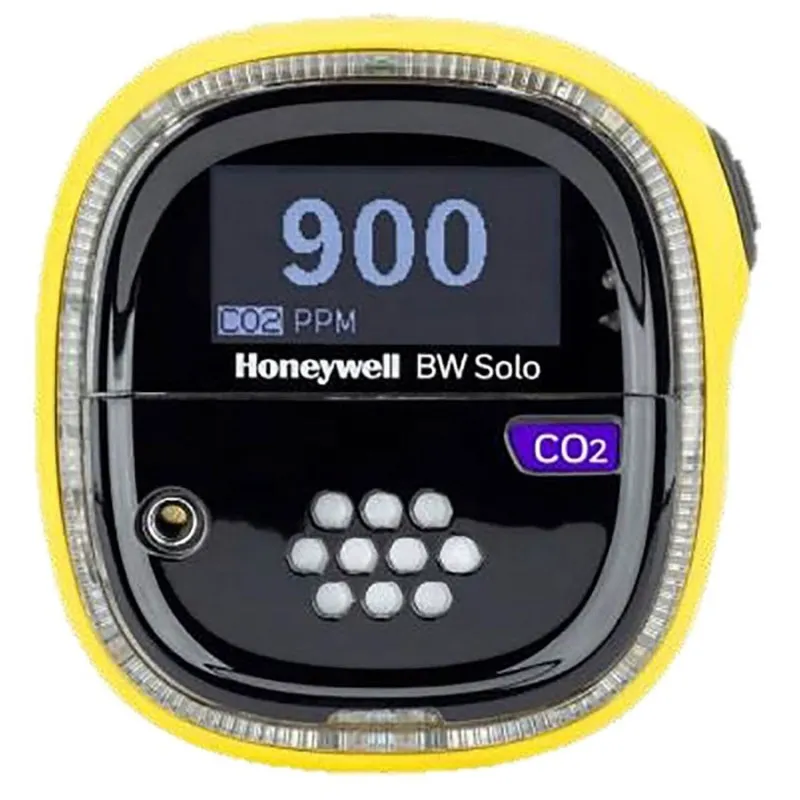 BW Technologies BW Solo [BWS1-BL-Y] Single-Gas Detector, Carbon Dioxide (CO2) Wireless - Yellow
