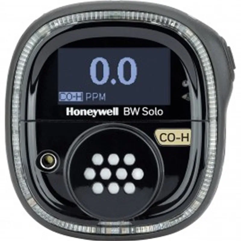 BW Technologies BW Solo [BWS1-M2-B] Single-Gas Detector, Carbon Monoxide, Hydrogen (H2) Resistant (CO-H) Wireless - Black