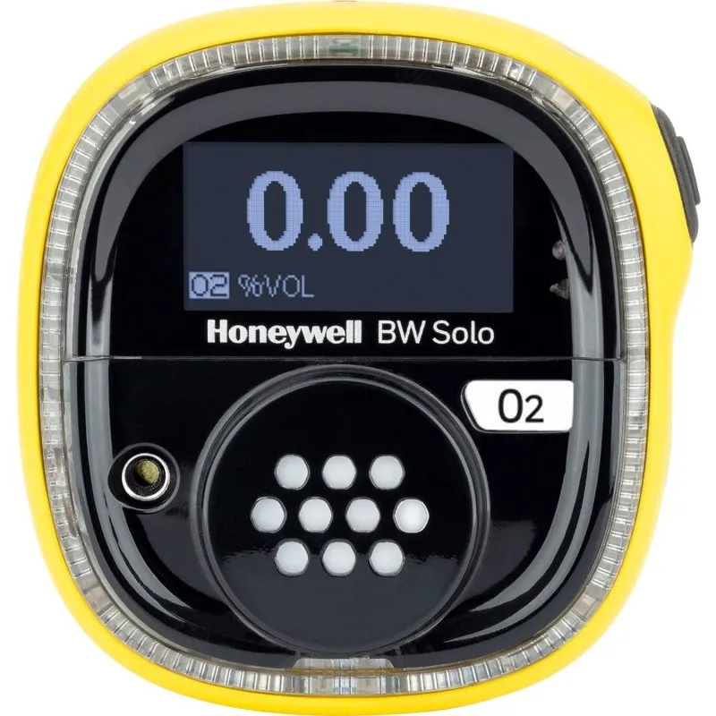 BW Technologies BW Solo [BWS1-XL-Y] Single-Gas Detector, Oxygen (O2) Wireless - Yellow