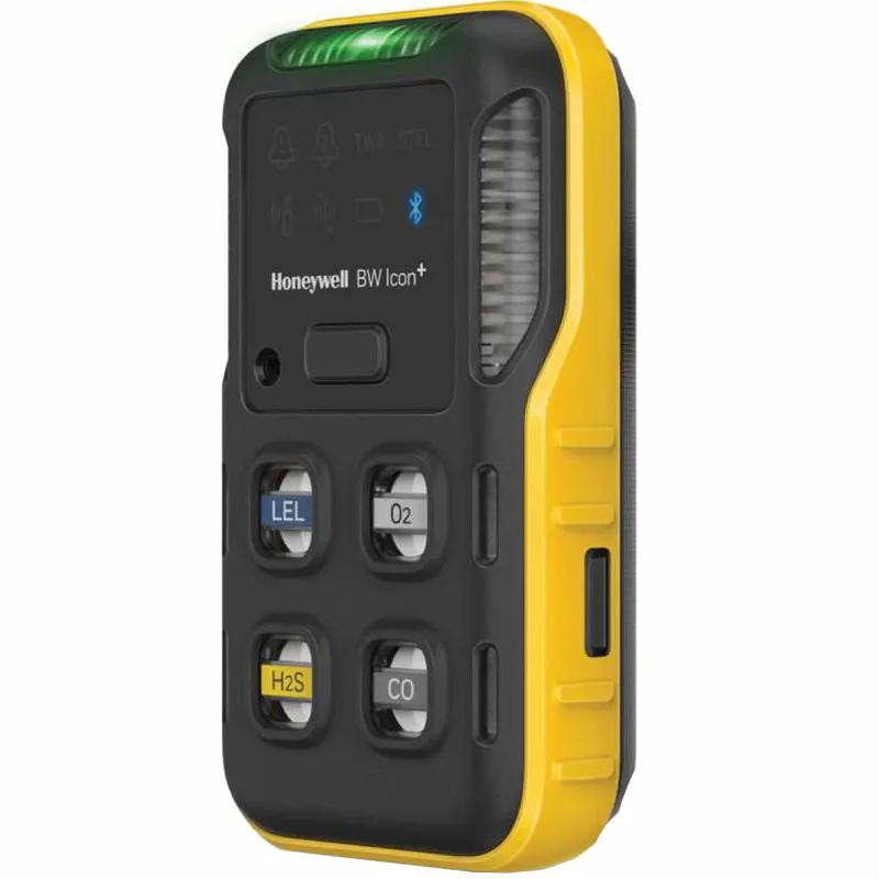 BW Technologies ICON [ICON-Y-S] 4-Gas Monitor,%LEL, Oxygen, Hydrogen Sulfide, Sulfur Dioxide (IR, O2, H2S, SO2) - Yellow