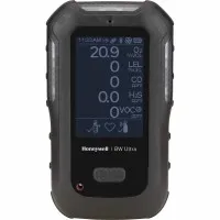 BW Technologies Ultra [HU-X1W1H1M100-B-N] 4-Gas Detector, Oxygen, % LEL (filtered), Hydrogen Sulfide, Carbon Monoxide (O2, LEL,H2S, CO) - Black