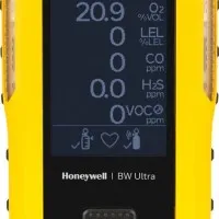 BW Technologies Ultra [HU-X1W1H1M100-Y-N] 4-Gas Detector, Oxygen, % LEL (filtered), Hydrogen Sulfide, Carbon Monoxide (O2, LEL,H2S, CO) - Yellow
