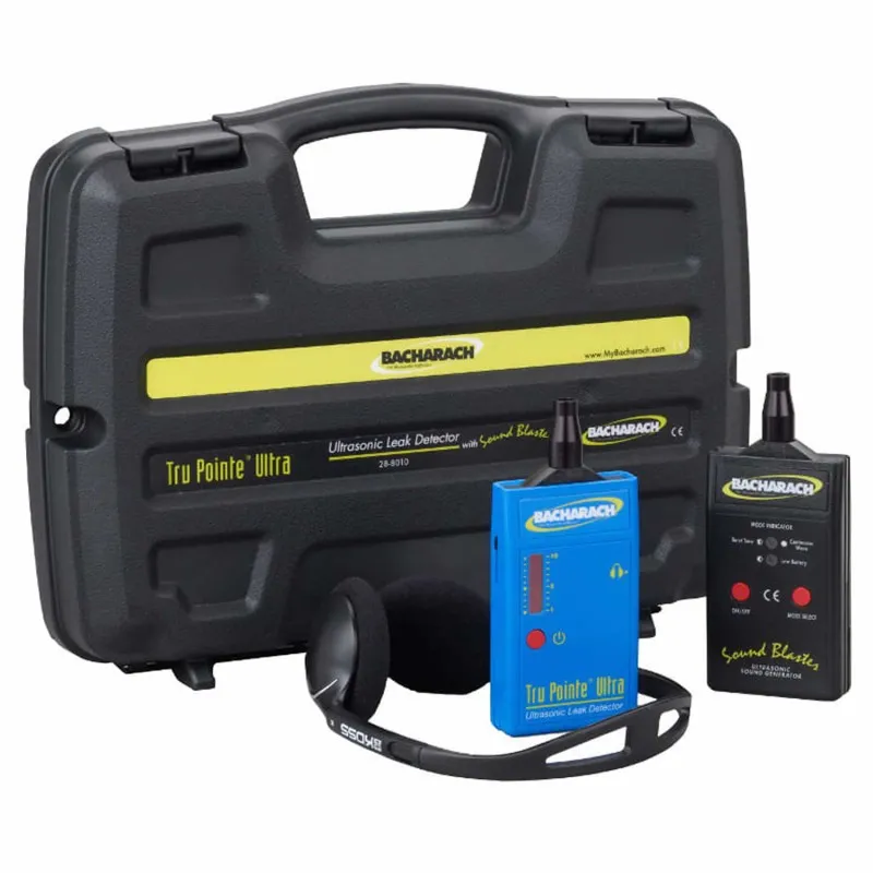 Bacharach Tru Pointe Ultra [0028-8010] Leak Detector Kit w/ Folding Headphones and SoundBlaster