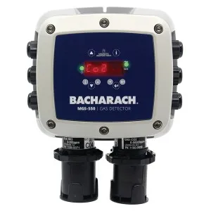 Bacharach MGS-550 [6600-8020] Dual Gas Transmitter, IP66, NH3 (0 to 1,000 ppm), Electrochemical Sensor