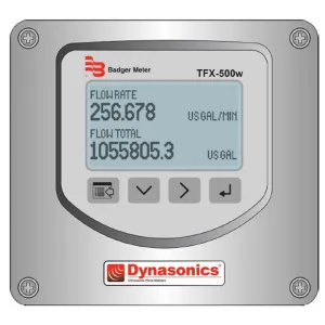 Dynasonics TFX-500w Ultrasonic Flow Meter w/  Pipes ≤ 2 in. (50 mm) and General Area, CE Certification