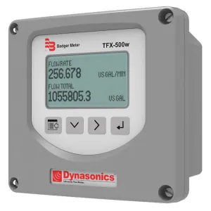 Dynasonics TFX-500w Ultrasonic Flow Meter w/  Adjustable (2.5 to 10in pipes) and General Area, CE Certification 