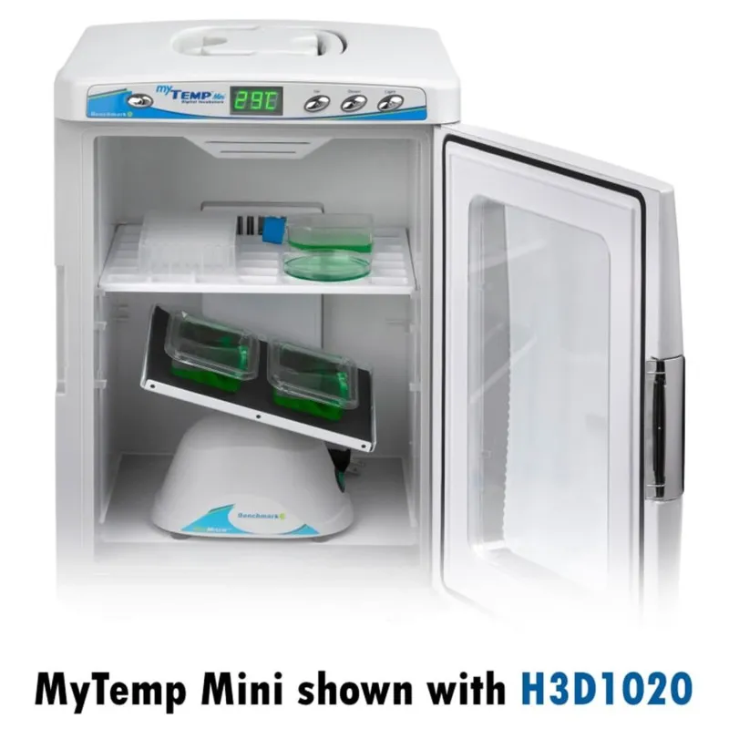 Benchmark H3D1020E [H3D-1020-E] Mini Nutating Rocker for myTemp Mini Digital Incubators, 8 x 6 in. Platform, 230V