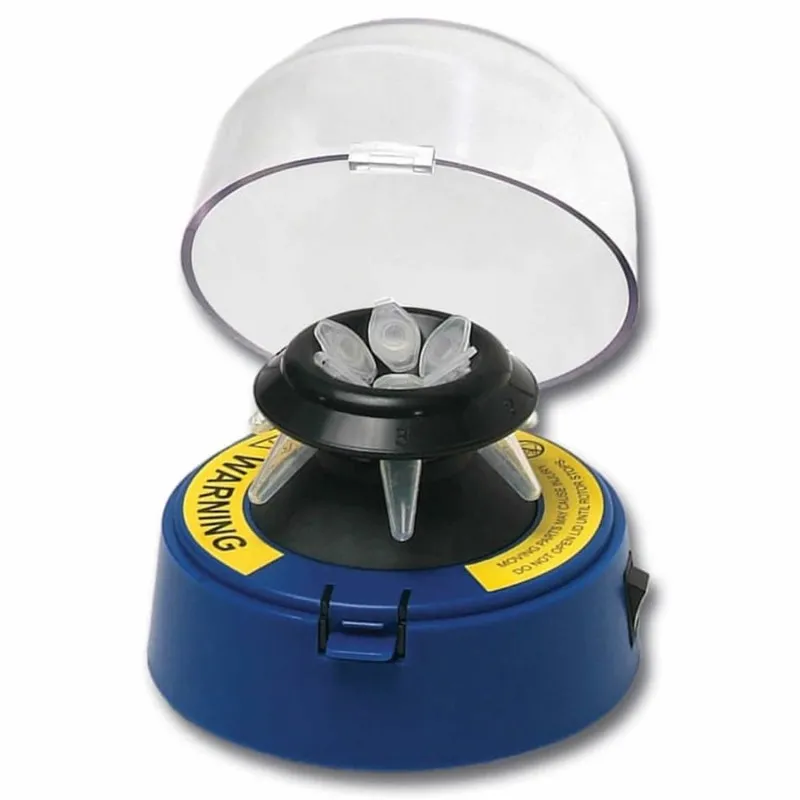 Benchmark Scientific BSC1006BE [BSC1006-B-E] Blue Mini-Centrifuge with 2 Rotors, 6 Tube Slots 230V
