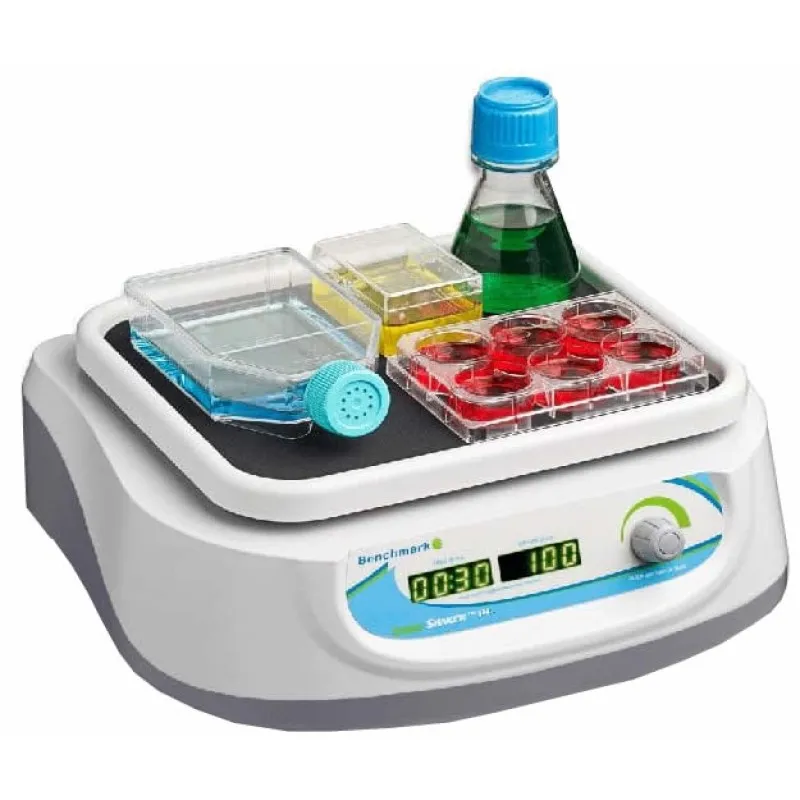 Benchmark Scientific BT302E [BT302-E] Orbi-Shaker Jr w/ Rubber Mat Platform (9.5"x8"), 100-240V - EU Plug