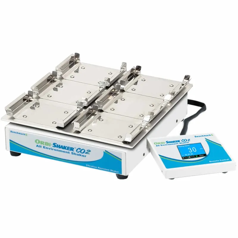 Benchmark Scientific BT4500E [BT4500-E] Orbi-Shaker CO2-MP All Environment Shaker with Remote Control and 6-Position Microplate Platform, 230V