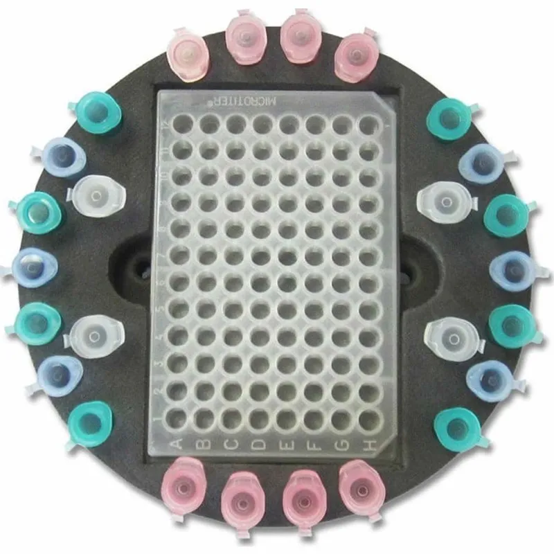 Benchmark Scientific BV1000COMBO [BV1000-COMBO] Combination Vortex Head for Tubes (38 x 1.5ml and 28 x 0.5ml) and Microplate