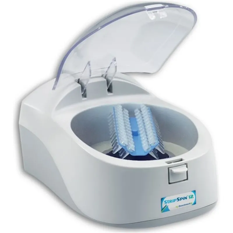 Benchmark Scientific StripSpin12 [C1248-E] Mini Centrifuge, Holds 12 Position PCR Strips, 230V