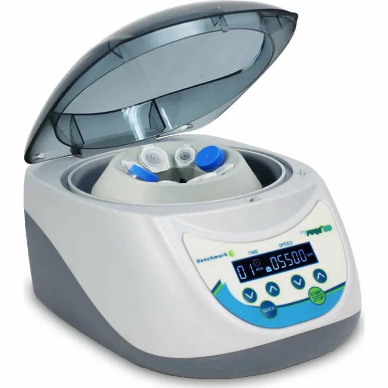 Benchmark Scientific C2205E [C2205-E] MyFuge 5D Digital MicroCentrifuge with Combination Rotor, 4 x 5ml and 4 x 1.5/2.0ml, 100 to 240V, EU Plug