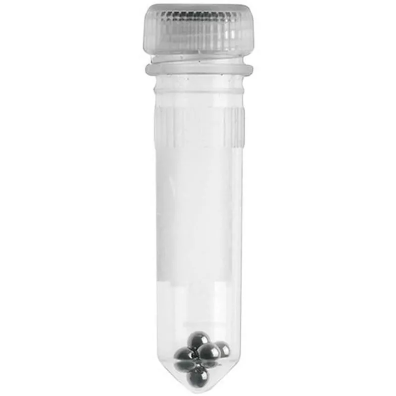 Benchmark Scientific D103428 [D1034-28] Prefilled 5.0mL Tubes with Stainless Steel Beads, 2.8mm Acid Washed, Pack of 50