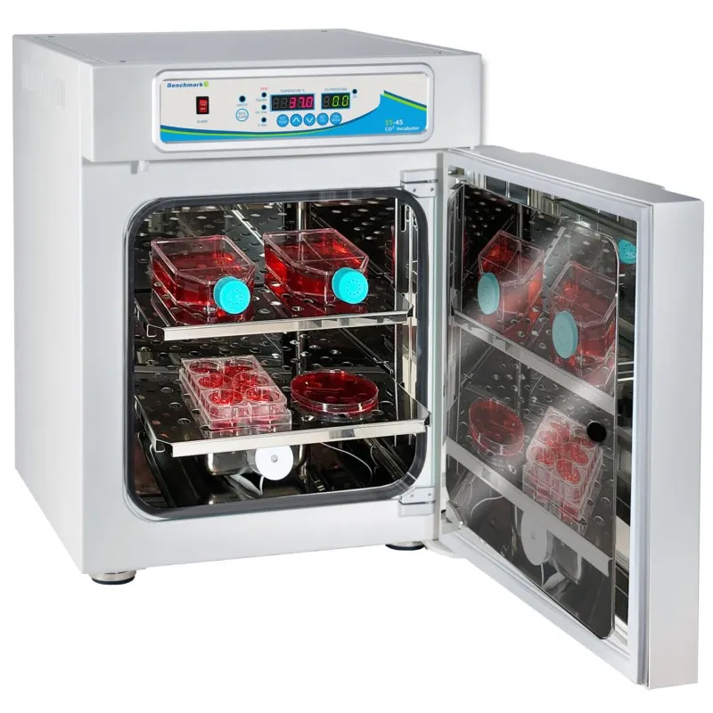 Benchmark Scientific H355045E [H3550-45-E]  ST-45 CO2 Incubator, 45 Liter, 230V with Two Shelves*DIHENTIKAN LIHAT H3565-45*