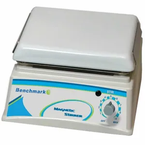 Benchmark Scientific H4000SE [H4000-S-E] Magnetic Stirrer with Chemical Resistant Surface, 7.5"x7.5", 230V - EU Plug