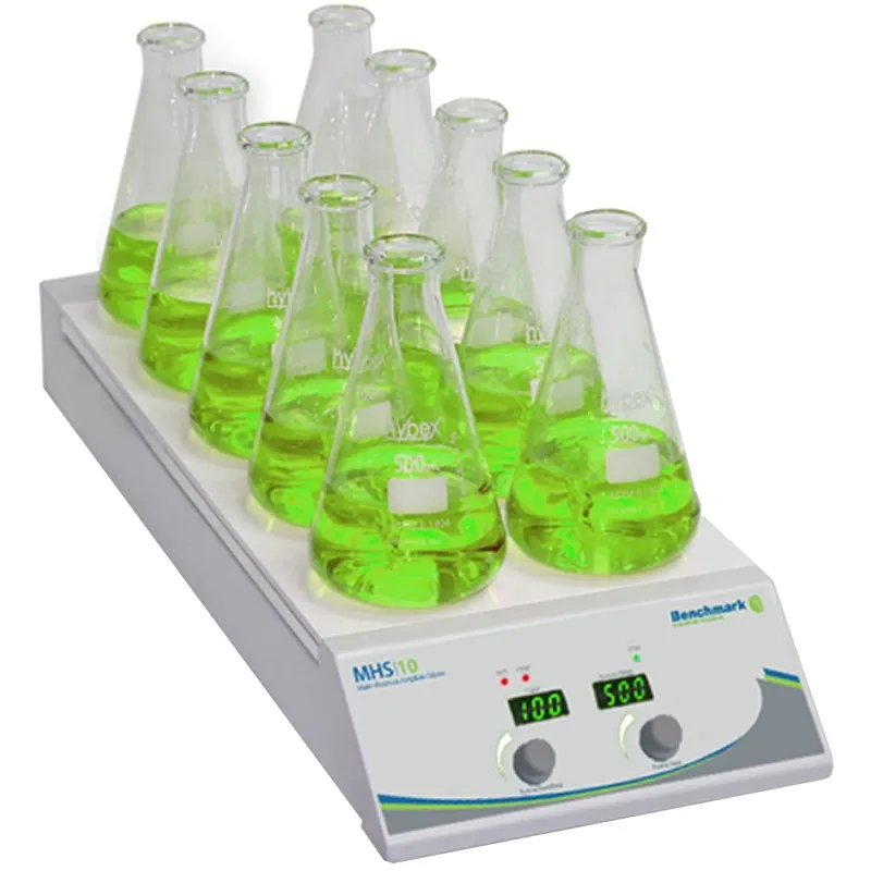 Benchmark Scientific IPS7000-10 [IPS7000-10-E] Digital 10-position Hotplate Stirrer (230v / 50-60Hz)