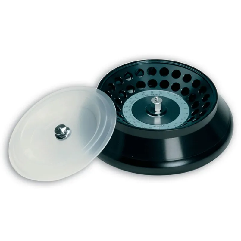 Benchmark Scientific Z3264420 [Z326-4420] Angled Test Tube Rotor with Lid, 44 x 1.5/2.0 ml