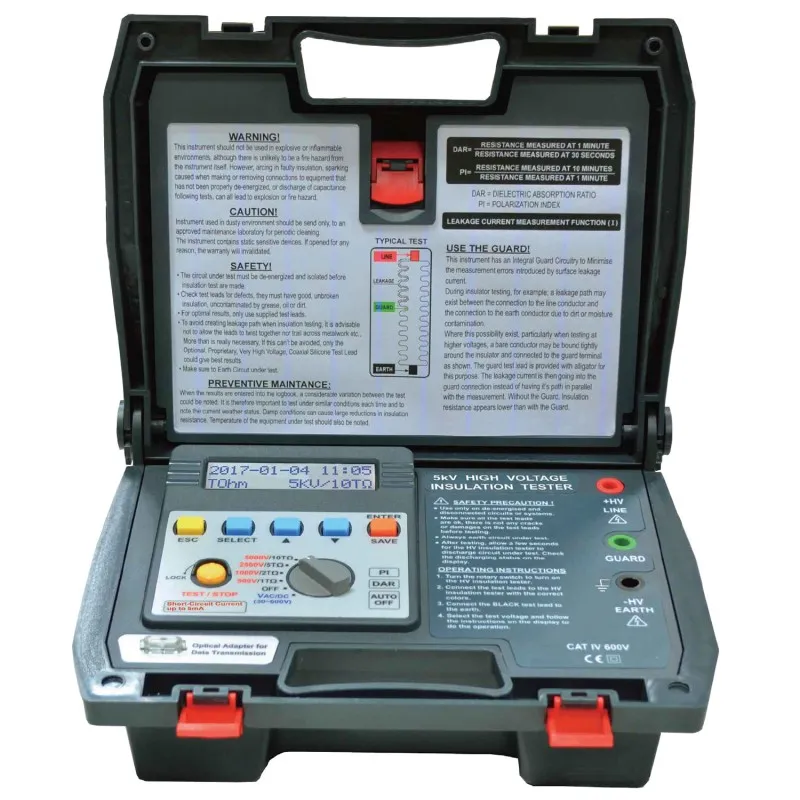Besantek BSTIT706 [BST-IT706] Digital High Voltage Insulation Tester, 5kV