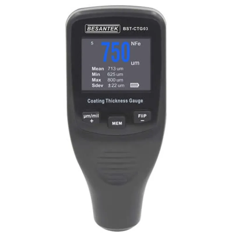 Besantek BSTCTG03 [BST-CTG03] 2-in-1 Digital Coating Thickness Gauge