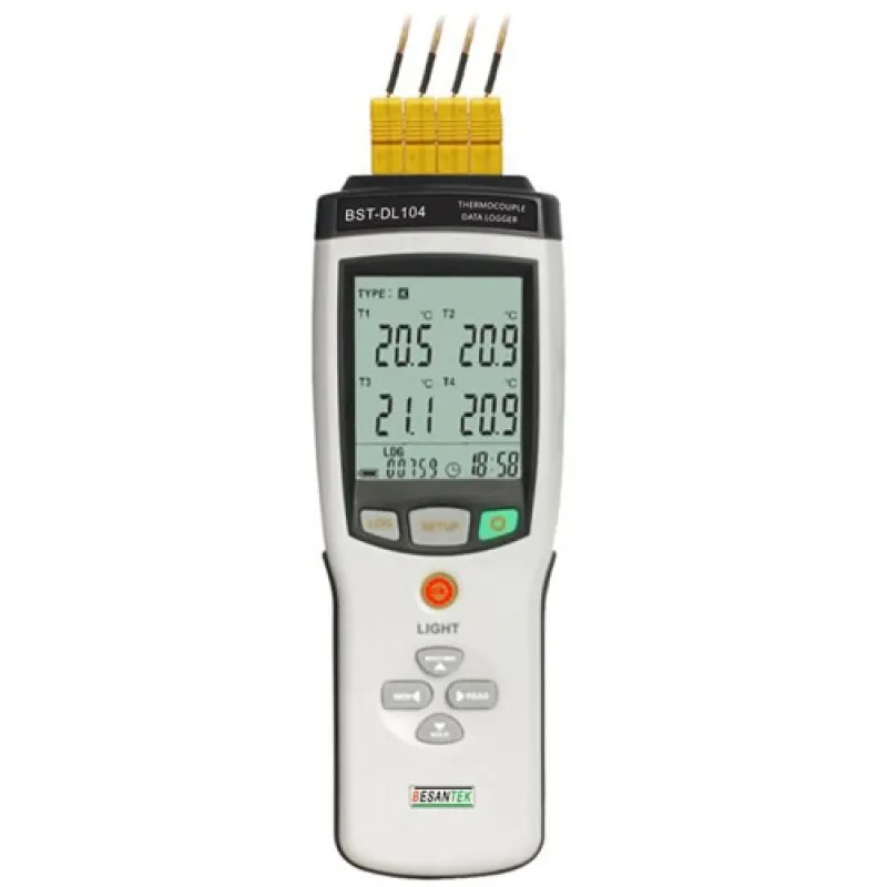 Besantek BSTDL104 [BST-DL104] 4-Channel Thermocouple Temperature Data Logger