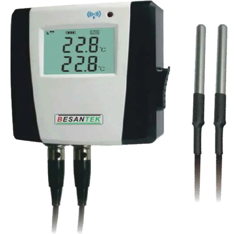 Besantek BSTDL116 [BST-DL116] Dual Channel Wireless Temperature Data Logger with External Probes