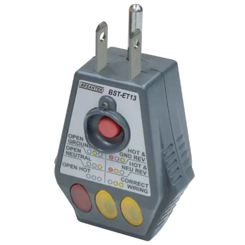 Besantek BSTET13 [BST-ET13] GFCI Socket Tester, 125V
