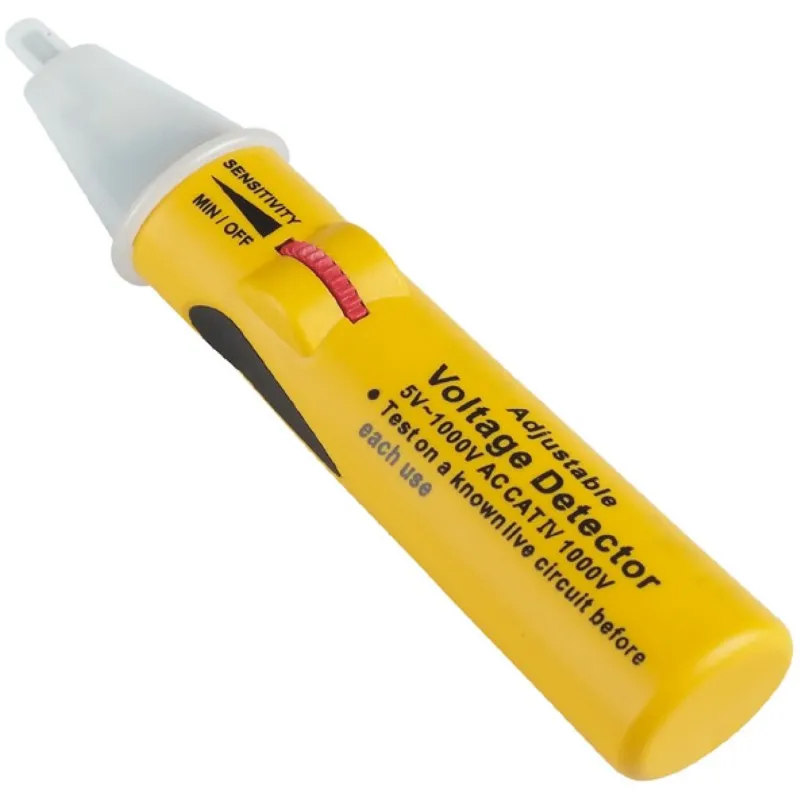 Besantek BSTVT107 [BST-VT107] Non-Contact Low Voltage Detector, 5V - 1000V AC, Adjustable Sensitivity
