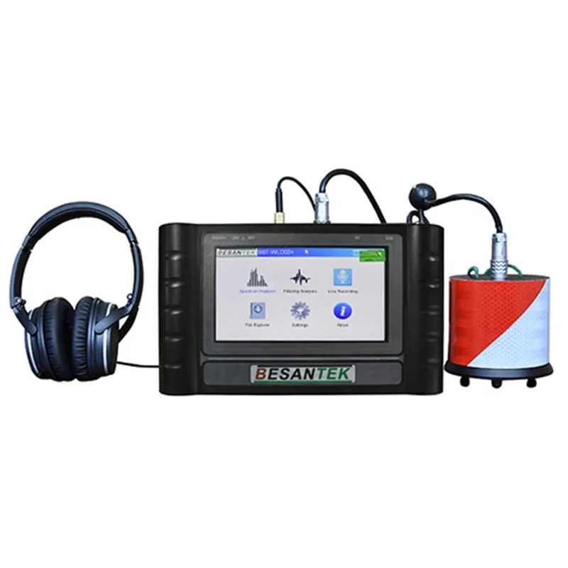 Besantek BSTWLD02+ [BST-WLD02+] Pipe Water Leak Detector with LCD Touch Screen, 1 to 5000 Hz Frequency Range