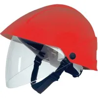 CATU MO-185 [MO-185-R] Insulated Safety Helmet Red w/ Face Shield, 52 - 64 cm