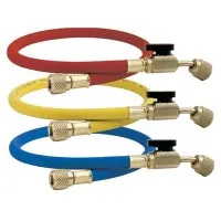 CPS HP6E [HP6E] Premium Hoses, 1/4 in. SAE Fittings, Ball Valve on End, 6 ft., 3 Pack