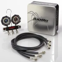 CPS Blackmax [MBH4P5Z] 2-Valve Manifold and Gauge Set, 3-1/8in