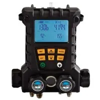 CPS BlackMax [MD100WVHE] 4-Valve Wireless Digital Manifold, 5 ft. Hose Set, with MDXVG Vacuum Gauge