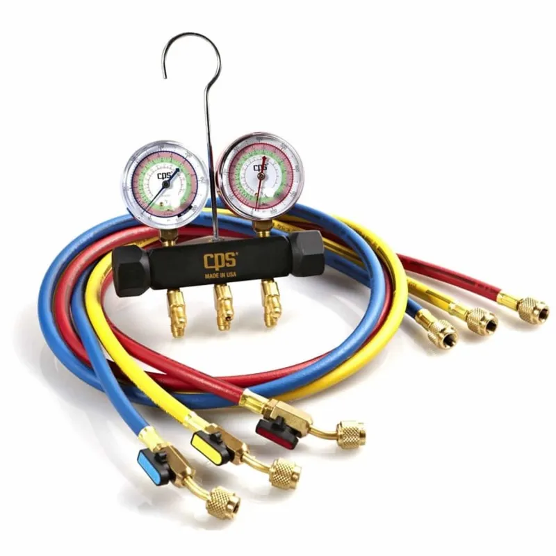 CPS Blackmax Pro-Set [MBHP5E] 2-Valve Manifold and Gauge Set