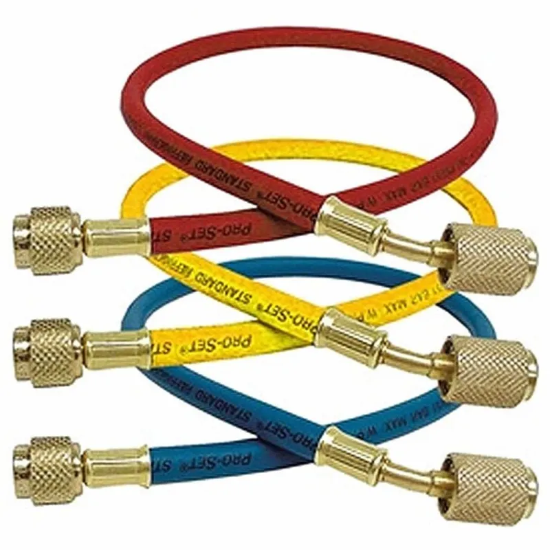 CPS Pro-Set [HP3A] Premium Hose, 1/4 in. SAE Fittings, ABB Valve, 3ft., 3-Pack