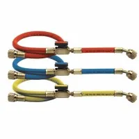 CPS Pro-Set [HP5L] Premium Hoses,  SAE Fittings, In-Line Ball Valve, 1/4 in, 5ft., 3 Pack