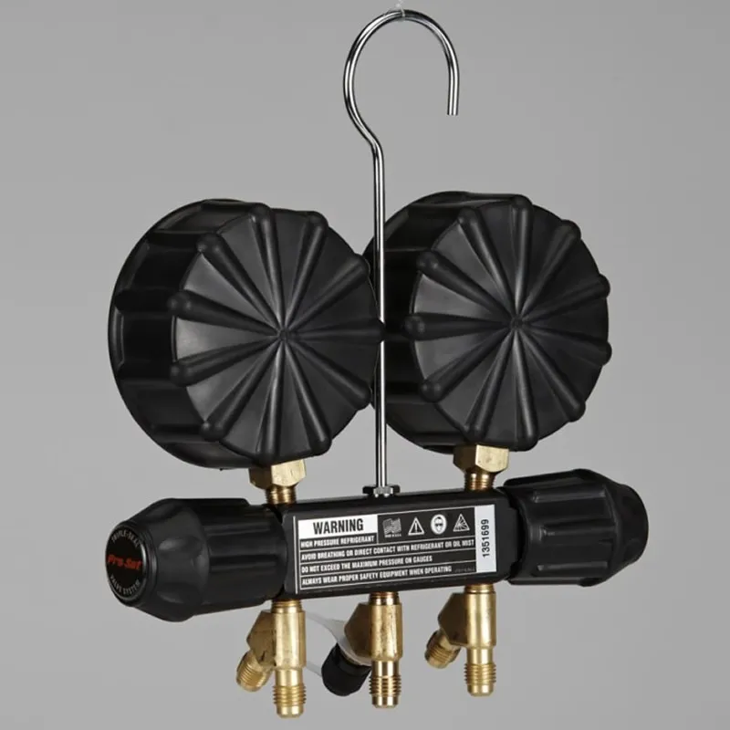 CPS Pro-Set Piston [MT2H7P5] 2-Valve Manifold and Gauge Set