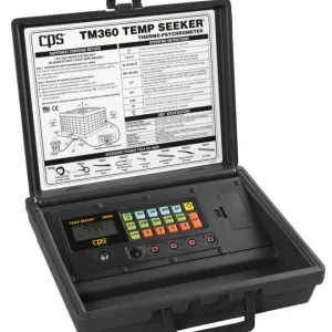 CPS TM360 [TM360] Temp-Seeker 4-Station Thermo-Psychrometer with TMX2G General-Purpose Probe