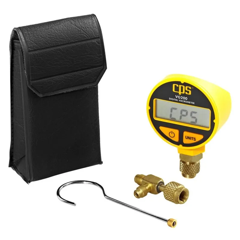 CPS VG200 [VG200] Digital Vacuum Gauge with 5-Digit LCD Display, 600 PSIG