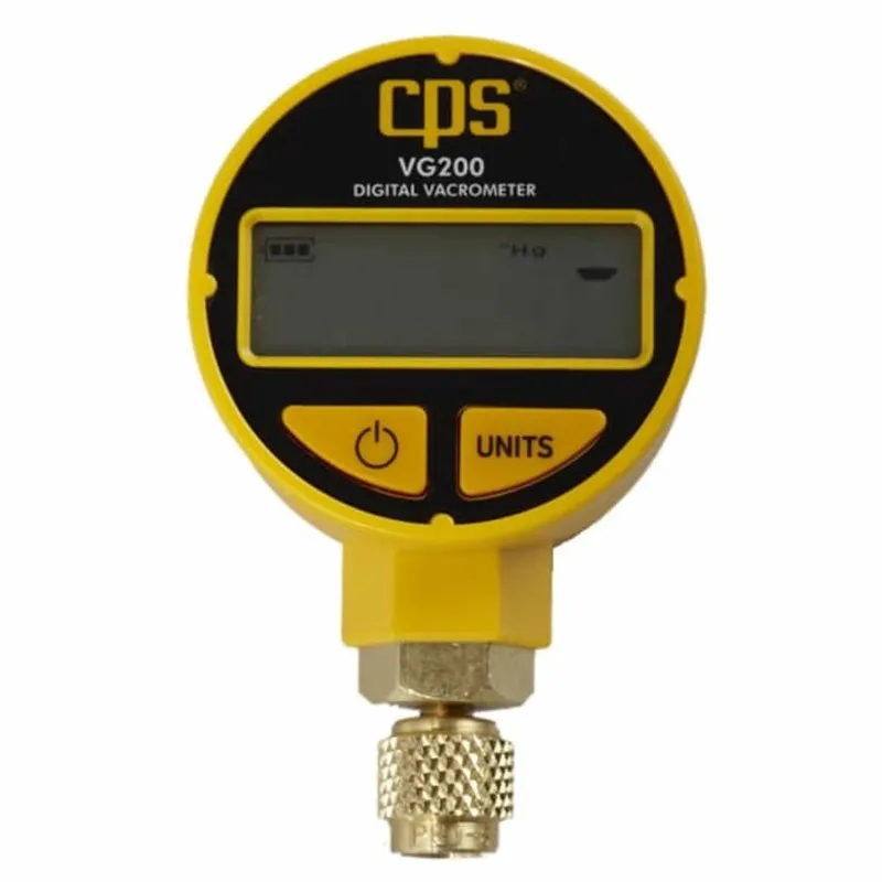 CPS VG200 [VG200] Digital Vacuum Gauge with 5-Digit LCD Display, 600 PSIG