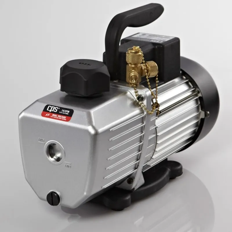 CPS Pro-Set VP10D [VP10D-220V] 10 CFM Vacuum Pump, 2-Stage, Gas Ballast Valve, 220-240V Line Input