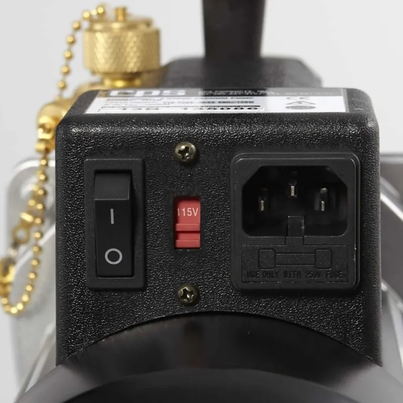 CPS Pro-Set VP10D [VP10D-220V] 10 CFM Vacuum Pump, 2-Stage, Gas Ballast Valve, 220-240V Line Input