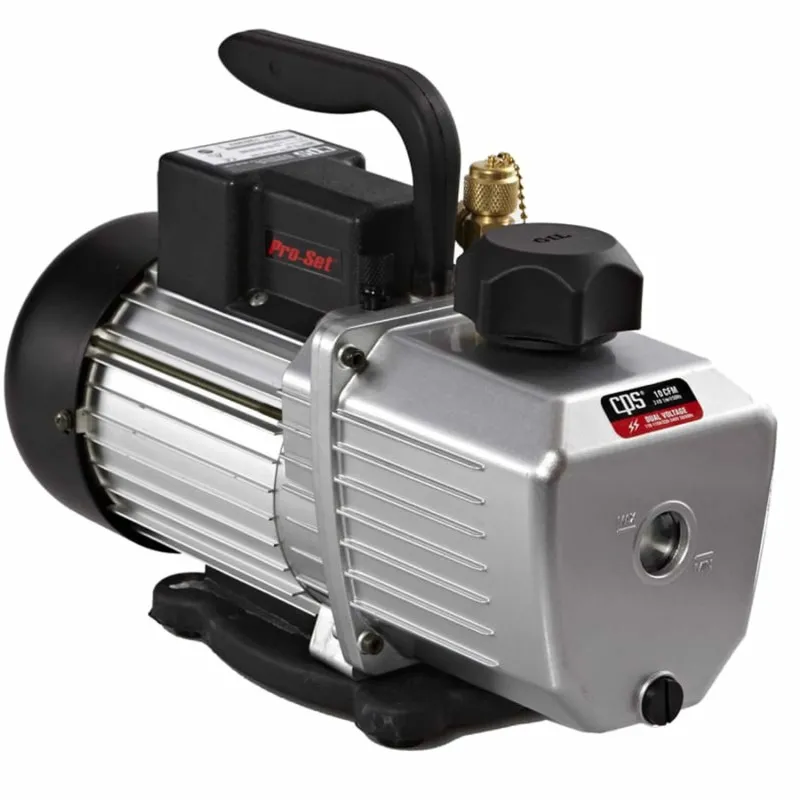 CPS Pro-Set VP10D [VP10D-220V] 10 CFM Vacuum Pump, 2-Stage, Gas Ballast Valve, 220-240V Line Input