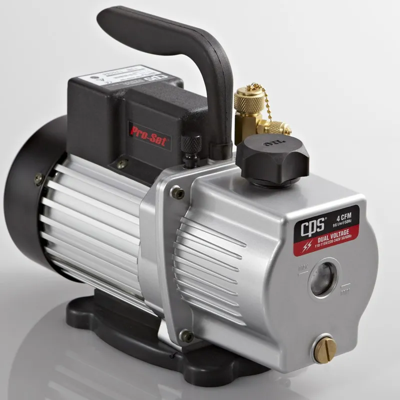 CPS Pro-Set VP4D [VP4D-220V] Dual-Stage Vacuum Pump, 4CFM, 220V