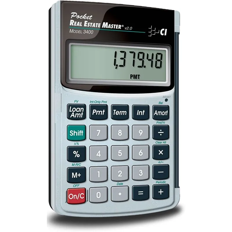 Calculated Industries Pocket Real Estate Master [3400] Residential Real Estate Finance Calculator