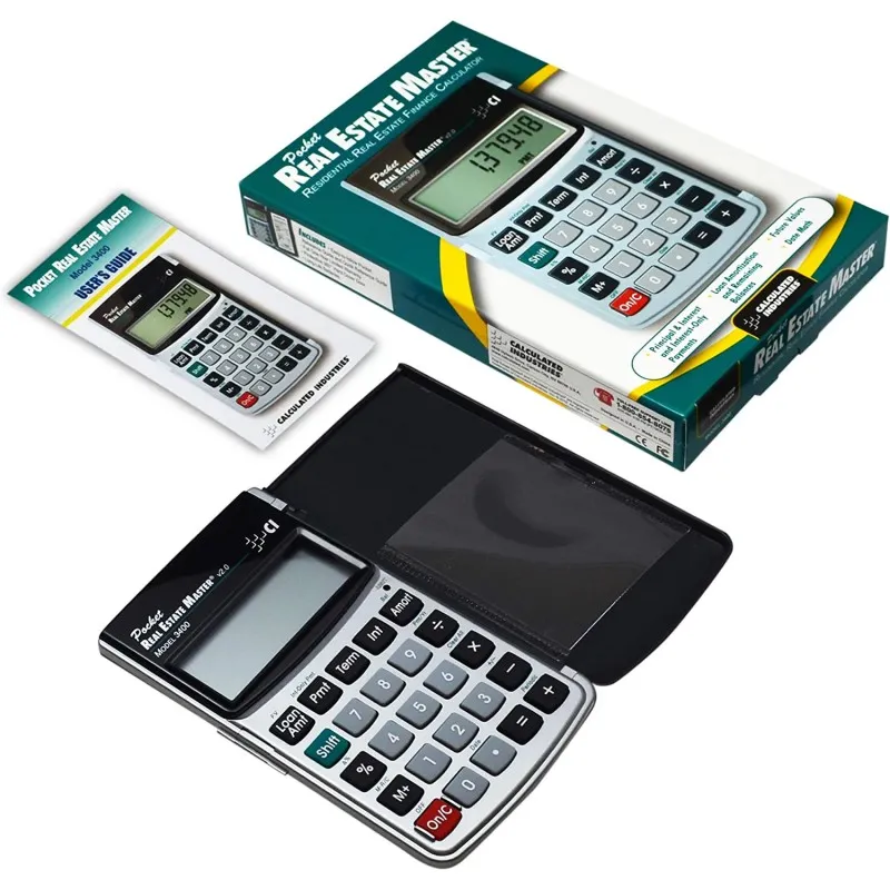 Calculated Industries Pocket Real Estate Master [3400] Residential Real Estate Finance Calculator